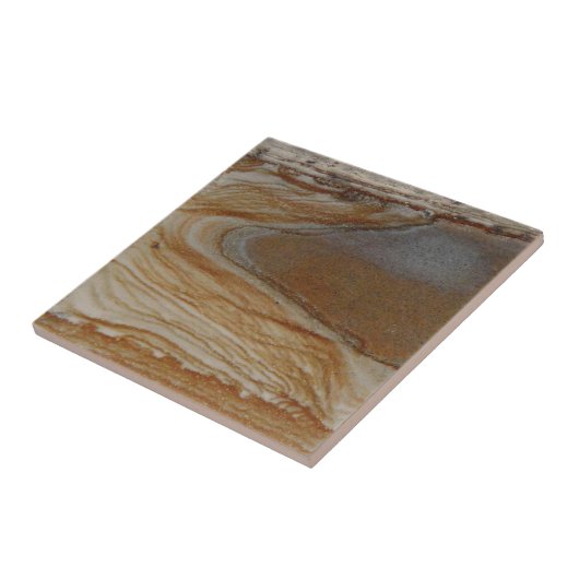 Natural Afbeelding Rock Cabochon Tegeltje (Zijkant)