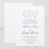 Natural Ani Ledodi Jewish Wedding Invitation Kaart (Voorkant / Achterkant)