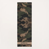 Natural Army Green Camouflage Yogamat (Voorkant)