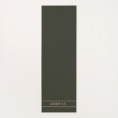 Natural Army Green Camouflage Yogamat (Achterkant)