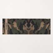 Natural Army Green Camouflage Yogamat (Voorkant (horizontaal))