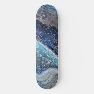 Natural Attraction 2 Blue Geode Skateboard Deck