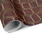 Natural background of lacquered brown crocodile le cadeaupapier (Rol Hoek)