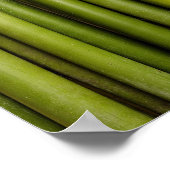 Natural Bamboo Zen Background Customized Template Poster (Hoek)