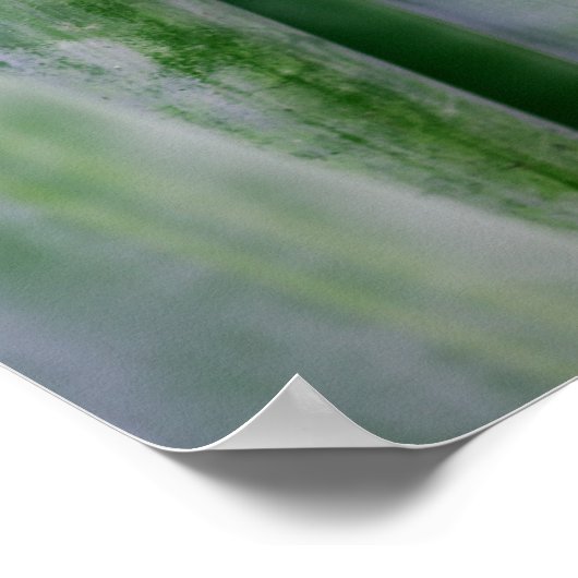 Natural Bamboo Zen Background Customized Template Poster (Hoek)