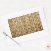Natural Bamboo Zen Background Customized Template Rechthoekige Sticker (Envelop)