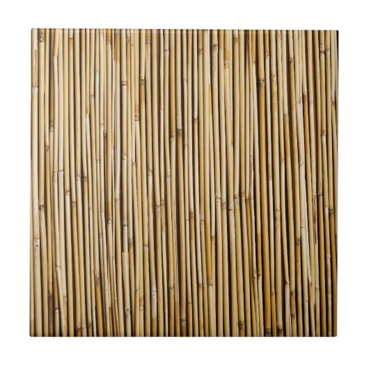 Natural Bamboo Zen Background Gepersonaliseerd Sja Tegeltje (Voorkant)