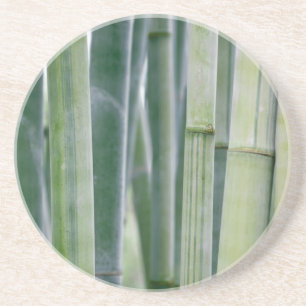 Natural Bamboo Zen Background Gepersonaliseerd Sja Zandsteen Onderzetter