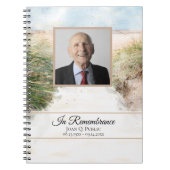 Natural Beach Funeral Memorial Gastenboek Notitieboek (Voorkant)