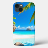 Natural Beach Scene Telefoon Case-Mate iPhone Case (Achterkant)
