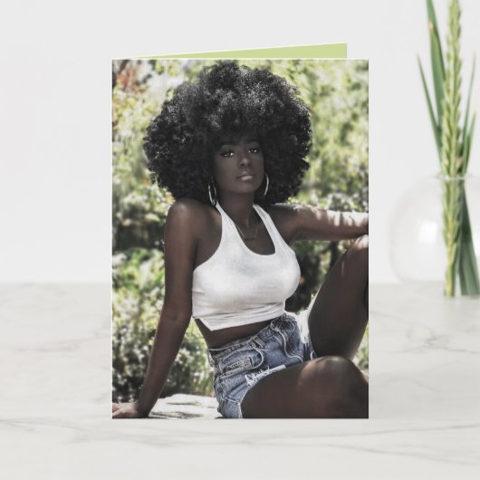 Natural Beauty Blank Greeting Card Kaart (Voorkant)