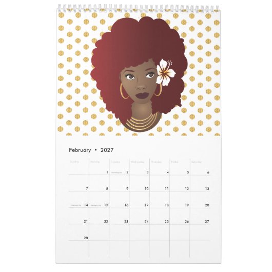 Natural Beauty Collectie | Polka Dots Kalender (Feb 2027)