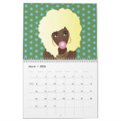 Natural Beauty Collectie | Polka dots kalender (Mar 2026)