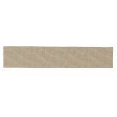 Natural Beige Tan Jute Burlap-Rustic Cabin Wedding Medium Tafelloper (Horizontaal)