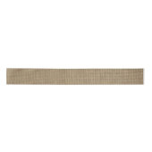 Natural Beige Tan Jute Burlap-Rustic Cabin Wedding Satijnen Lint (Voorkant)