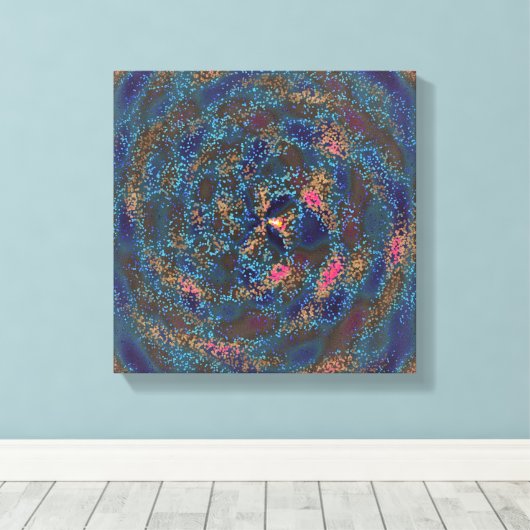 Natural Bird Nest Pattern Formation  Canvas Afdruk (Insitu (Houten vloer))