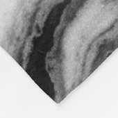 natural black and white marble texture, luxurious fleece deken (Hoek)