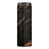 natural black emperador marble texture background thermosbeker (Achterkant)
