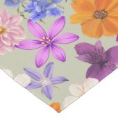 Natural Bloom: Floral Pattern Table Runner Lange Tafelloper (Hoek)