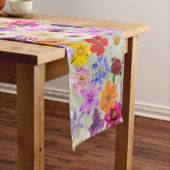 Natural Bloom: Floral Pattern Table Runner Lange Tafelloper (Voorbeeld)