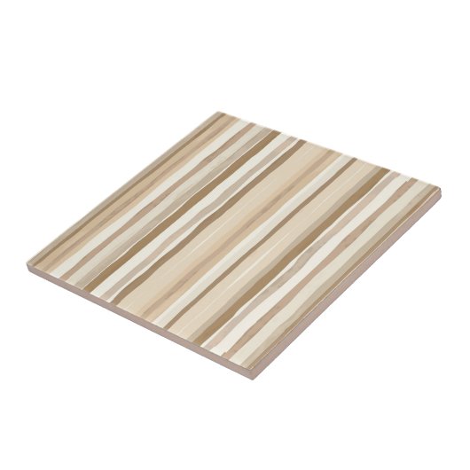 Natural Boho Ceramic Tile Tegeltje (Zijkant)