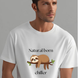 NATURAL BORN CHILLER Beach Zomervakantie Mode T-shirt
