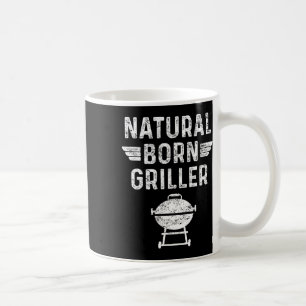 Natural Born Griller Byrbecue Funny BBQ Koffiemok