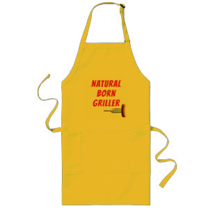 Natural Born Griller Lang Schort