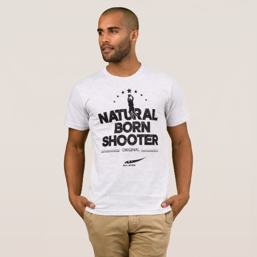 Natural Born Shooter T-shirt (Voorkant volledig)