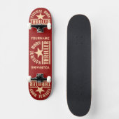 Natural Born Thriller aangepaste skateboard (Voorkant)