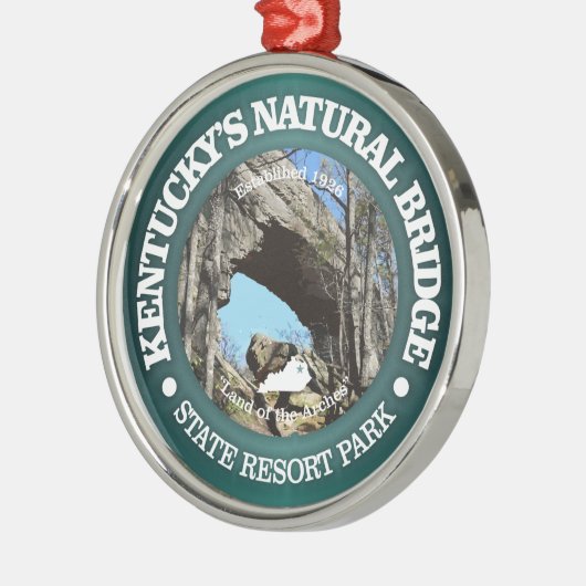 Natural Bridge SRP Metalen Ornament (Links)