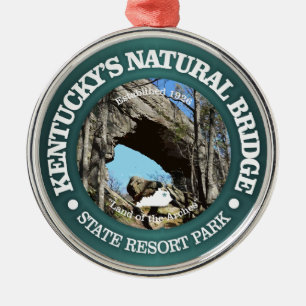 Natural Bridge SRP Metalen Ornament