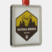 Natural Bridge State Park Metalen Ornament (Rechts)