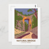 Natural Bridge State Park Virginia  Briefkaart (Voorkant / Achterkant)