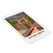 Natural Bridge State Park Virginia  Magneet (Rechterzijde)