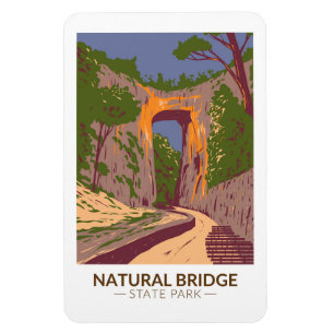 Natural Bridge State Park Virginia  Magneet