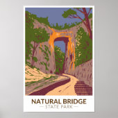 Natural Bridge State Park Virginia  Poster (Voorkant)