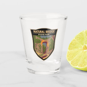 Natural Bridge State Park Virginia  Shot Glas