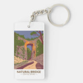 Natural Bridge State Park Virginia  Sleutelhanger (achterkant)