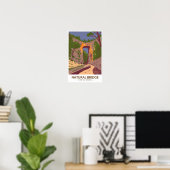 Natural Bridge State Park Virginia Vintage Poster (Thuiskantoor)