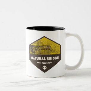 Natural Bridge State Resort Park Kentucky Tweekleurige Koffiemok
