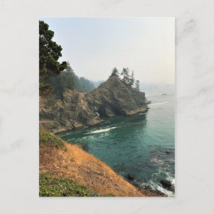 Natural Bridge, Thunder Rock Cove, Oregon Briefkaart