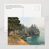 Natural Bridge, Thunder Rock Cove, Oregon Briefkaart (Voorkant / Achterkant)