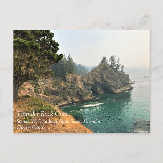 Natural Bridge, Thunder Rock Cove, Oregon Briefkaart (Voorkant)