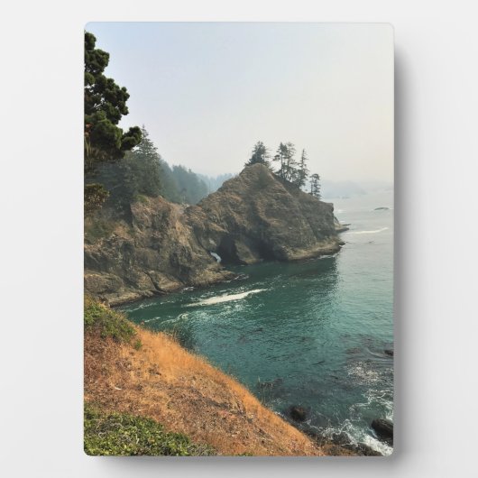 Natural Bridge, Thunder Rock Cove, Oregon Fotoplaat (voorkant)