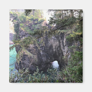 Natural Bridge, Thunder Rock Cove, Oregon Magneet