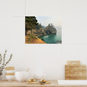Natural Bridge, Thunder Rock Cove, Oregon Poster (Keuken)