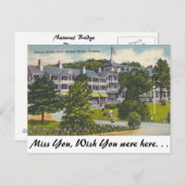 Natural Bridge, Virginia Briefkaart (Voorkant / Achterkant)