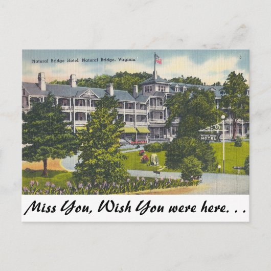 Natural Bridge, Virginia Briefkaart (Voorkant)