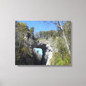 Natural Bridge, Virginia Canvas Afdruk (Voorkant)